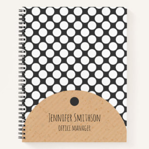 Modern Geometric Style Spiral Notebook