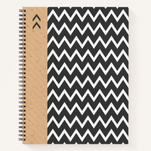 Modern Geometric Style Spiral Notebook