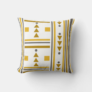 Modern Geometric Style Throw Pillow