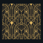 Modern Geometric Tiles Art Deco Poster<br><div class="desc">Vintage modern geometric tiles pattern. Abstract art deco seamless luxury background.
Vintage meets modern in geometric luxury. Art Deco dreams realized.
Modern geometric tiles,  abstract luxury. Vintage art deco touch.
deco,  background,  pattern,  abstract,  illustration,  texture,  decor,  fashion,  vintage,  gold,  white,  retro,  line,  seamless,  geometric,  luxury,  fabric,  ornament,  modern,  shape</div>