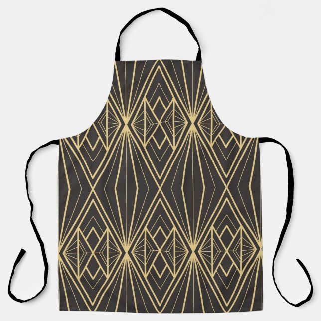 Modern geometric tiles pattern apron (Front)
