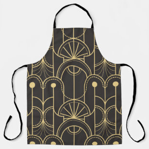 Modern geometric tiles pattern apron