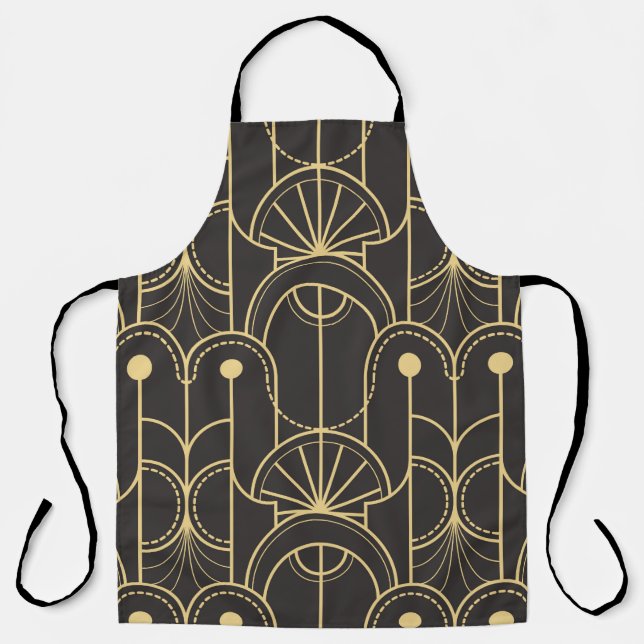 Modern geometric tiles pattern apron (Front)