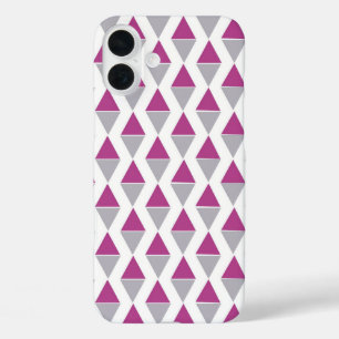 Modern Geometric Triangle Pattern iPhone Case