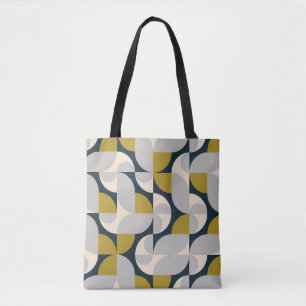 Modern Geometric Vintage Retro Background Tote Bag