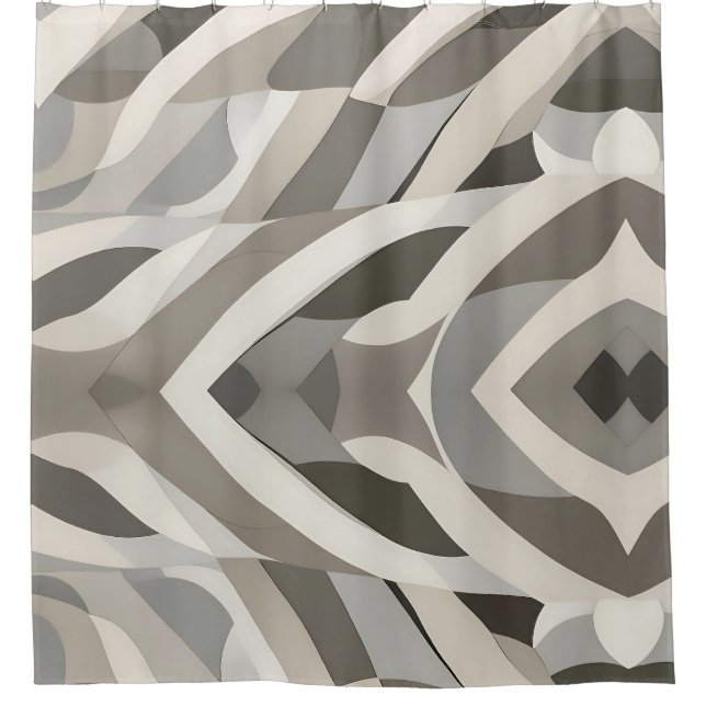 Modern Geometric Wave Patterned  (Front)