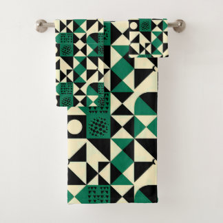 Modern Geometrics: Bath Towel Set