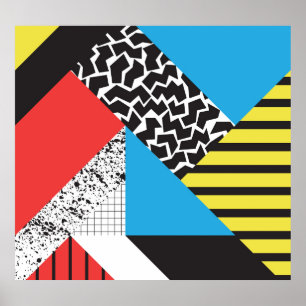 Modern Geometry: Abstract Seamless Style Poster