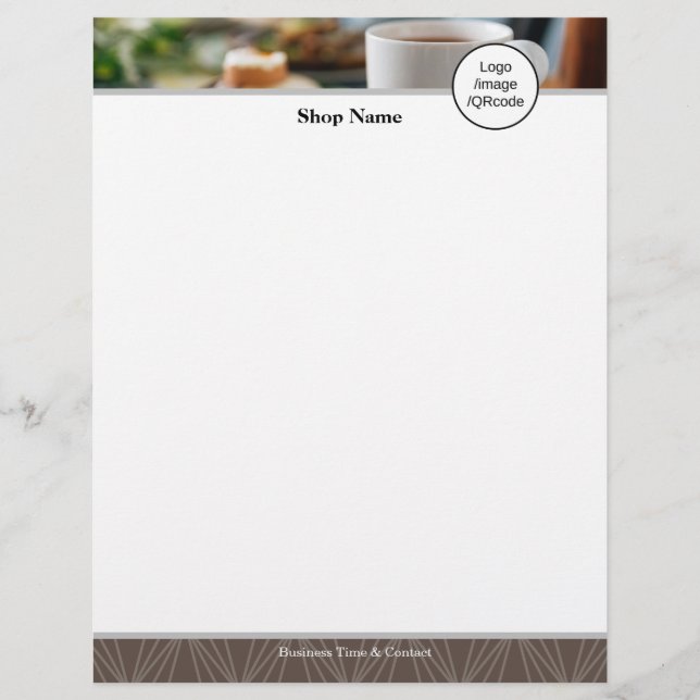 Modern Geometry Brown Flyer (Front)