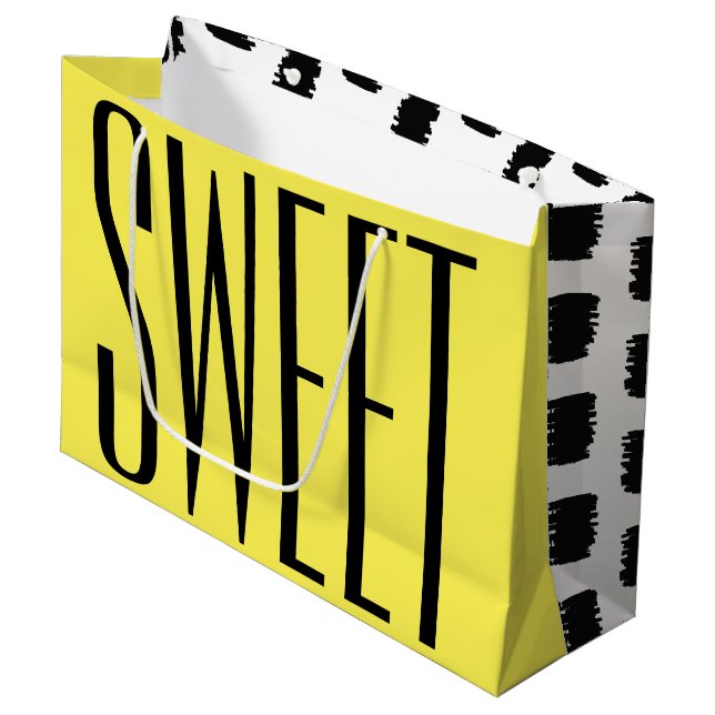 Modern Gift bag for Birthdays (Front Angled)