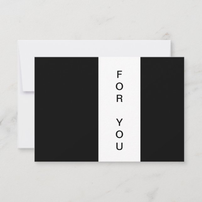 Modern Gift Certificate Flat Card (Front)