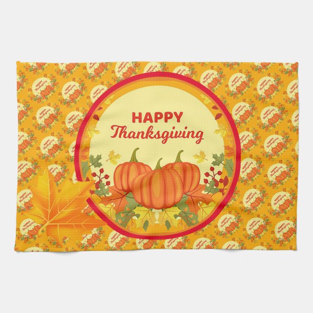 Modern Gift Thanksgiving Best Kitchen Towel (Horizontal)