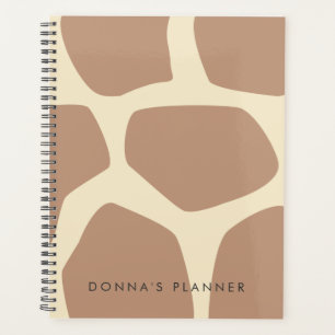 Modern giraffe pattern planner