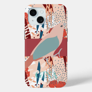 Modern Girly Cute Personalized iPhone 15 Case