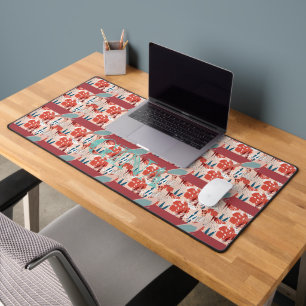Modern Girly Cute Personalized Desk Mat