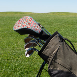 Modern Girly Cute Personalized Golf Head Cover