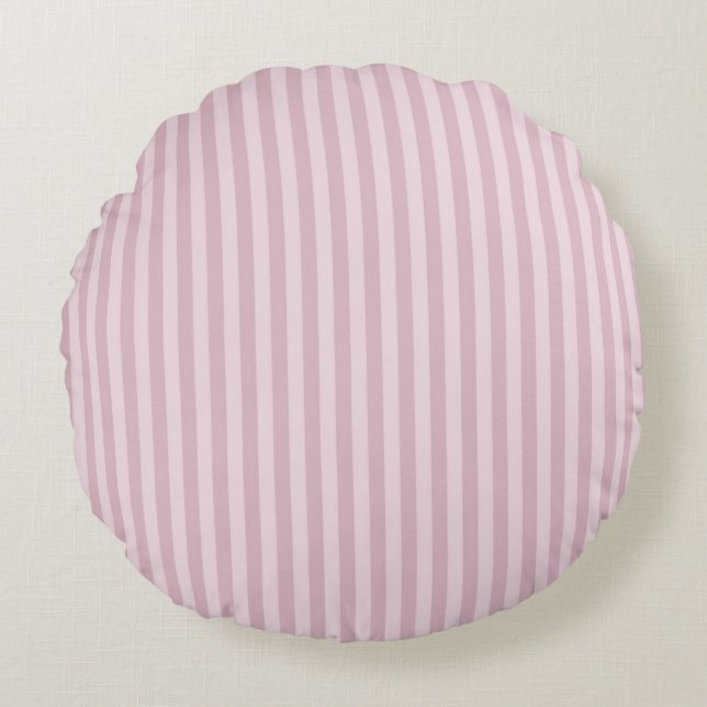 Modern Girly Design Round Pillow (Front)