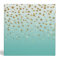 Modern Girly gold glitter confetti Blue Gradient 