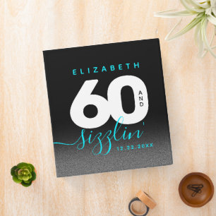 Modern Girly Ice Blue 60 and Sizzling Binder