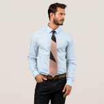 Modern Girly Rose Gold Black Geometric Tie<br><div class="desc">This modern and chic pattern is perfect for the trendy and stylish woman. It features a faux printed rose gold foil and black geometric triangle zigzag colour blocks. It's an elegant, pretty, and fashionable design! ***IMPORTANT DESIGN NOTE: For any custom design request such as matching product requests, colour changes, placement...</div>