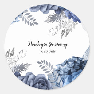Modern Glam Chic Flowers for all occasions Classic Round Sticker