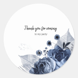 Modern Glam Chic Flowers for all occasions Classic Round Sticker