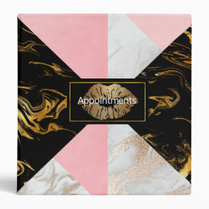 Modern Glam Make Up Artist Binder