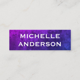 Modern Glamour Grunge Mini Business Card