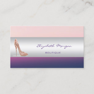 Modern Glamourous Stylish -Heels Business Card