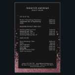 Modern Glitter Drop Rosegold Flyer<br><div class="desc">Modern,  Glitter Style in Rossegold und Schwarz. Es wird keine echte Folie/Glitter verwendet. Es ist ein Fotodruck. Editiere es in Minuten. Über " weiteres personalisieren" kannst Du die Schriftgröße,  Farbe und Position individuell verändern.</div>