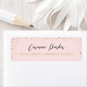 Modern Glitz Personalized Return Address Labels