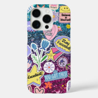 Modern glossy blue with elegant purple accents