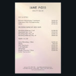 Modern Glow Salon Flyer<br><div class="desc">Modern Glow Salon flyer. Perfect for Hairdresser, Makeup, Nail & Lashes Artists and more. Edit your text in minutes.</div>