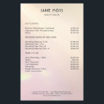 Modern Glow Salon Flyer<br><div class="desc">Modern Glow Salon flyer. Perfect for Hairdresser, Makeup, Nail & Lashes Artists and more. Edit your text in minutes.</div>