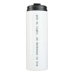 Modern God is Light Travel Thermal Mug