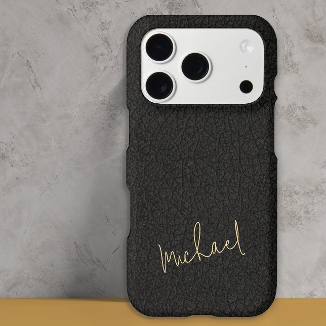 Modern gold black stylish name script (Créateur téléchargé)