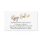 Modern Gold & Bokeh RSVP Online Casual Handwriting