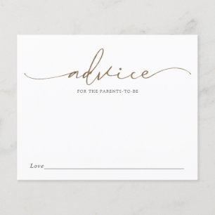 Modern Gold Calligraphy Advice for the Parents
