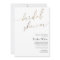 Modern Gold Calligraphy Simple Bridal Shower