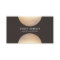 Modern Gold Circle Suede Look