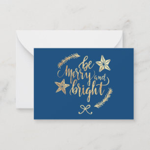 Modern Gold Client Appreciation Holiday Gift Card