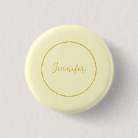Modern Gold & Cream Colour Calligraphy Plain Uniqu