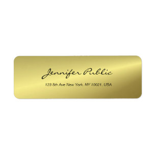 Modern Gold Elegant Handwritten Script Template