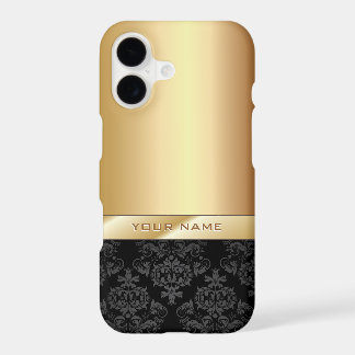 Modern Gold Foil Custom Name iPhone 7 Plus Case