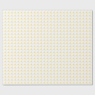 Modern Gold Geometric Wrapping Paper 