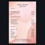 Modern Gold Glitter Flyer<br><div class="desc">Modern,  Gold Glitter Flyer. on both sides.  Designed for designers,  stylists,  salons,  hair and make-up artists,  nails and Lash artists,  wellness centre and more.</div>