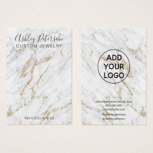 Modern gold glitter marble luxury earring display