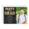 Modern Gold Glitter Photo Graduation Party Invite
