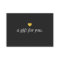 Modern Gold Heart Customer Gift Certificate