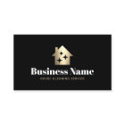 Modern Gold House Cleaning Maid Service Black